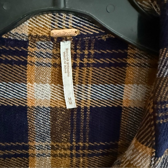 Free People Erin Oversized Shirt Jacket Size M - Picture 3 of 6